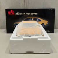 HG MONARO 70 GTS 350 - INDY ORANGE - W/CERTIFICATE - 1:18 SCALE DIECAST MODEL - AUTOart