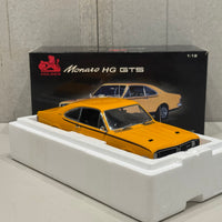 HG MONARO 70 GTS 350 - INDY ORANGE - W/CERTIFICATE - 1:18 SCALE DIECAST MODEL - AUTOart