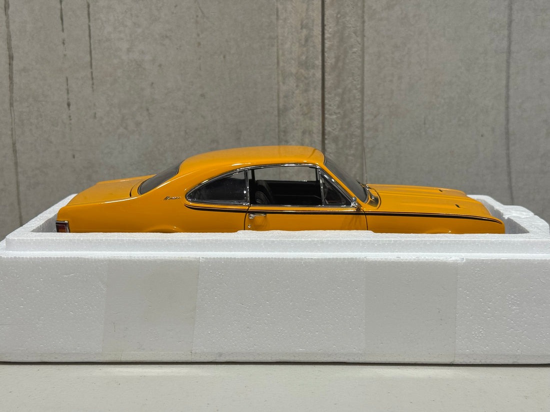 HG MONARO 70 GTS 350 - INDY ORANGE - W/CERTIFICATE - 1:18 SCALE DIECAST MODEL - AUTOart