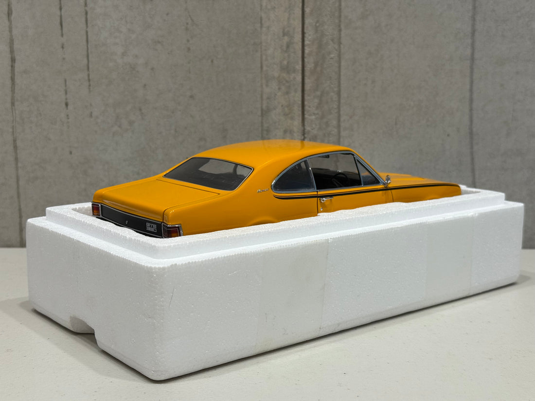 HG MONARO 70 GTS 350 - INDY ORANGE - W/CERTIFICATE - 1:18 SCALE DIECAST MODEL - AUTOart