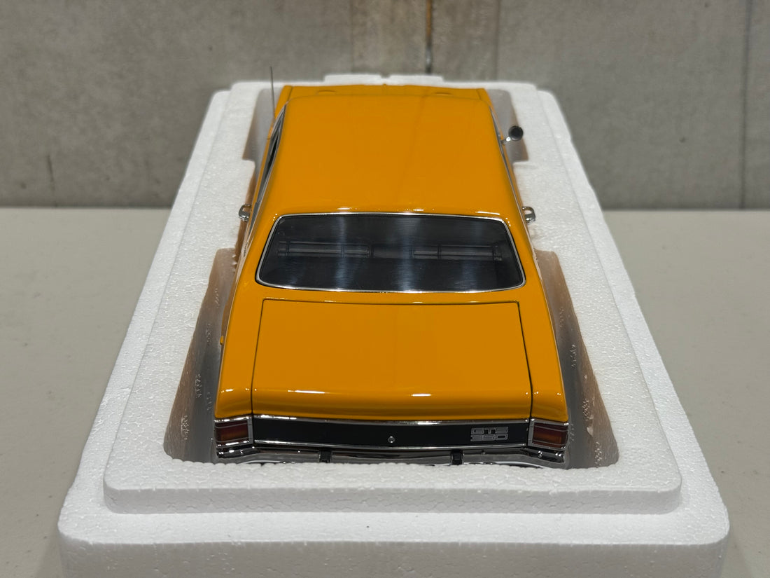 HG MONARO 70 GTS 350 - INDY ORANGE - W/CERTIFICATE - 1:18 SCALE DIECAST MODEL - AUTOart