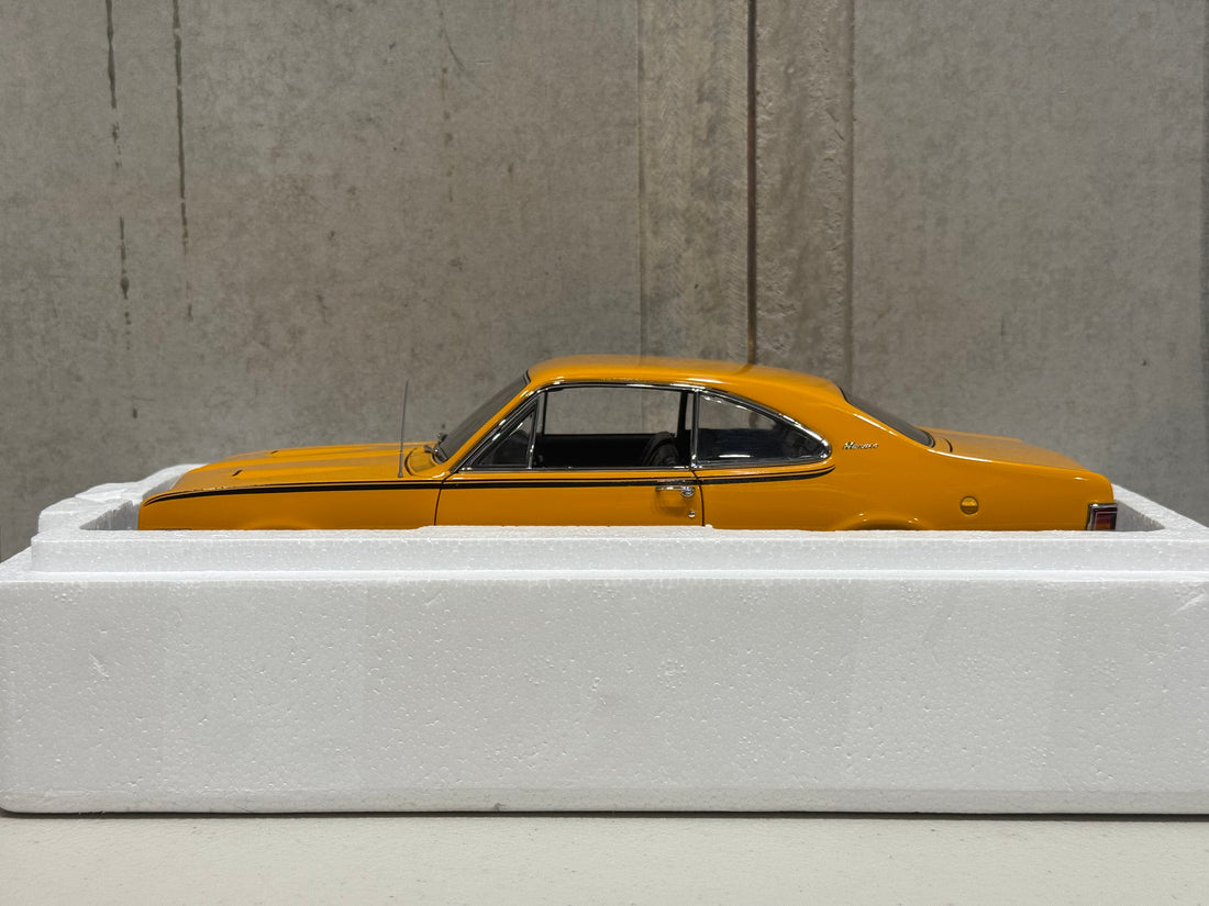 HG MONARO 70 GTS 350 - INDY ORANGE - W/CERTIFICATE - 1:18 SCALE DIECAST MODEL - AUTOart