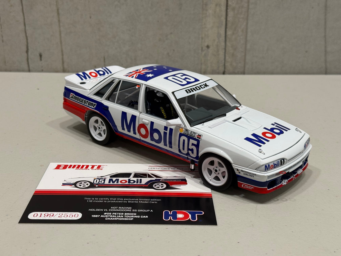 HOLDEN VL COMMODORE SS GROUP A 1987 ATCC 05 PETER BROCK - 1:18 SCALE DIECAST MODEL - BIANTE