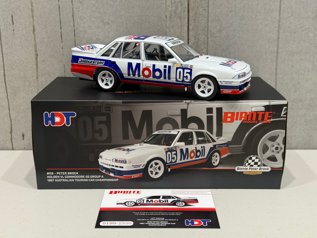 HOLDEN VL COMMODORE SS GROUP A 1987 ATCC 05 PETER BROCK - 1:18 SCALE DIECAST MODEL - BIANTE