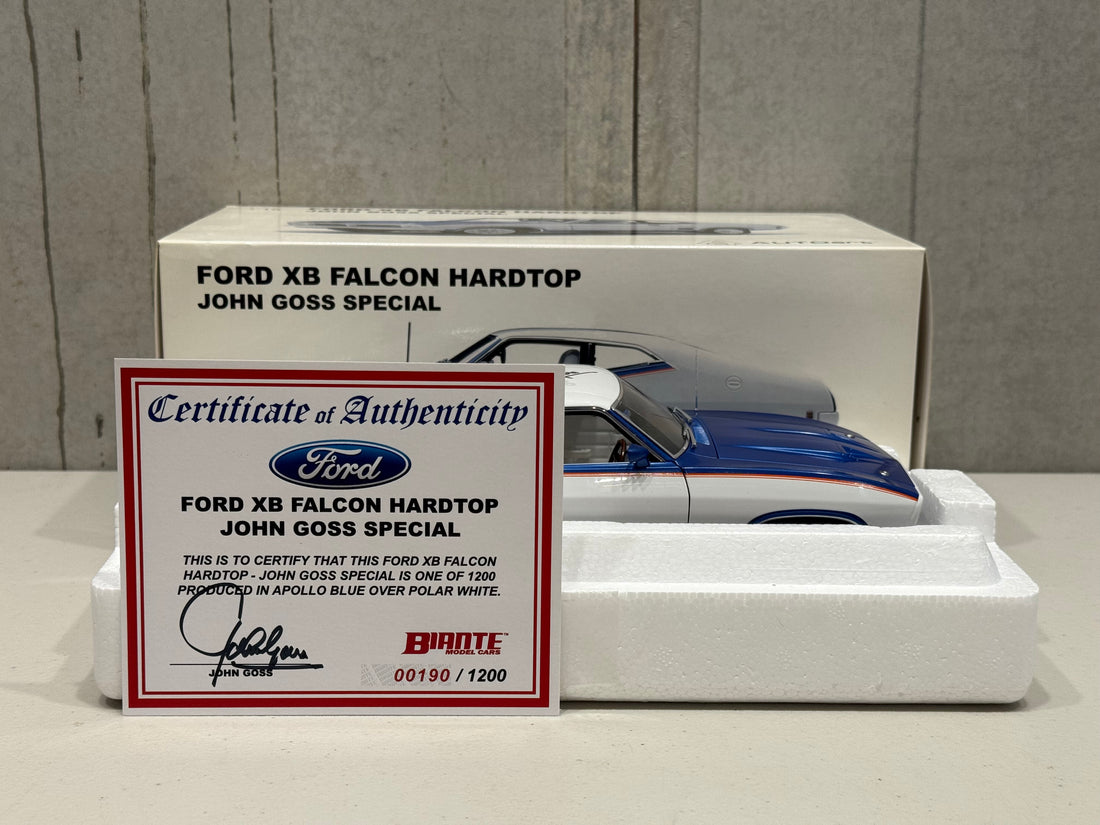 FORD XB FALCON HARDTOP - JOHN GOSS SPECIAL - 1:18 SCALE DIECAST MODEL - AUTOart