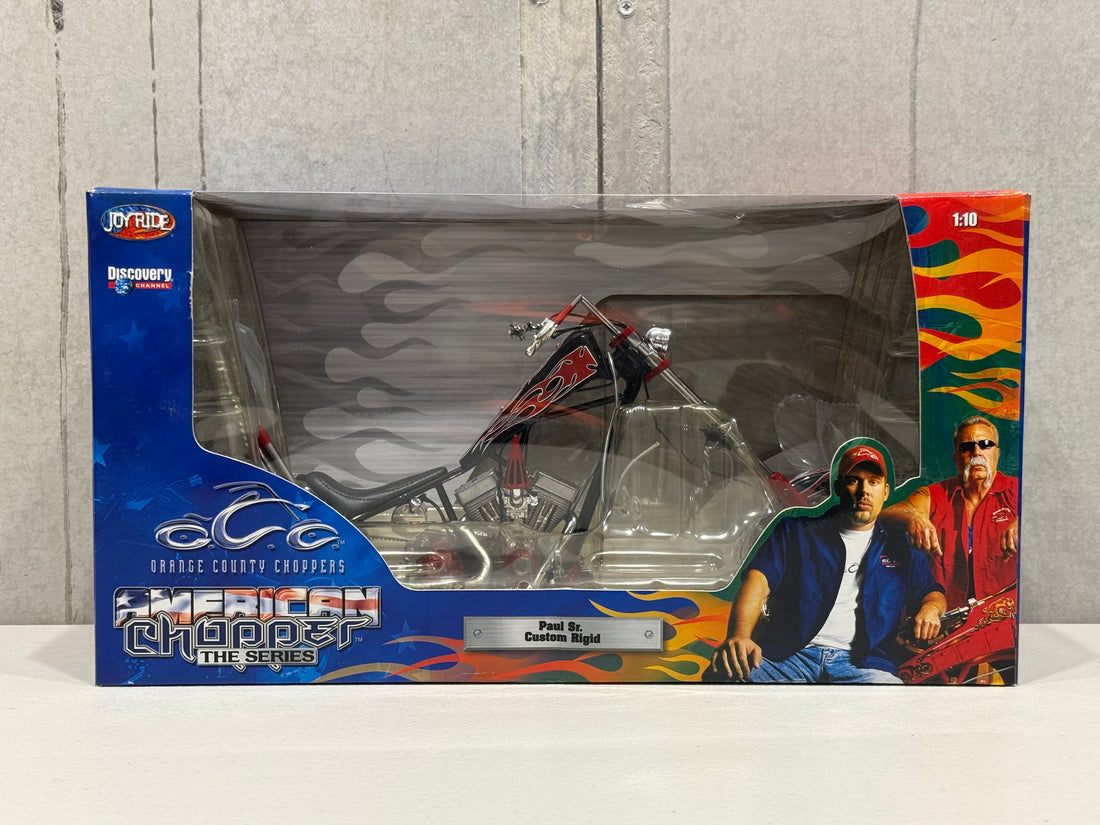 ORANGE COUNTY CHOPPERS - AMERICAN CHOPPER - PAUL SR. - CUSTOM RIGID - 1:10 SCALE DIECAST