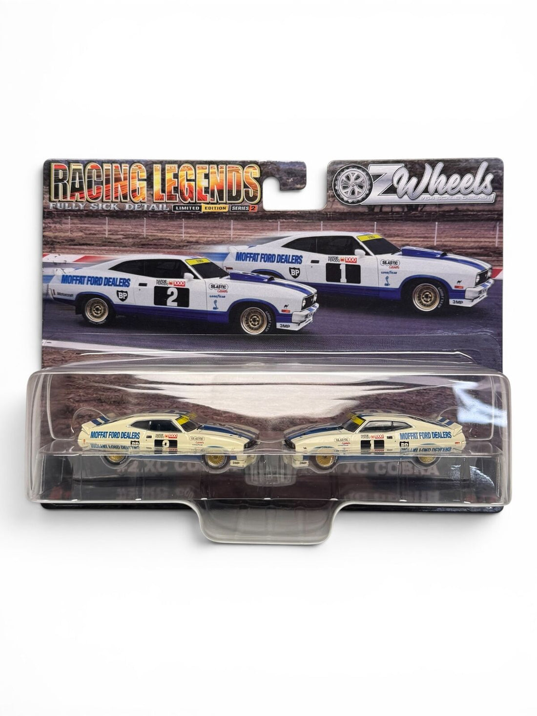 OZ WHEELS - #2 XC COBRA & #1 COBRA - RACING LEGENDS - 1:64 SCALE TWIN SET
