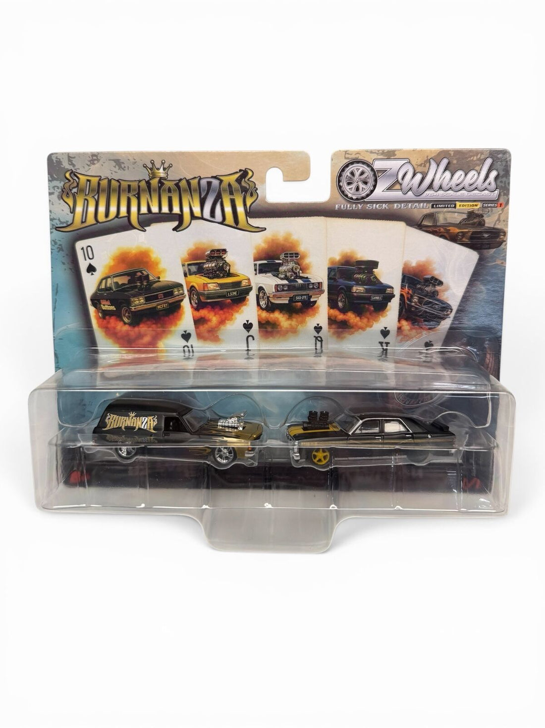OZ WHEELS - HZ PANEL VAN & XY FALCON - BURNANZA - 1:64 SCALE TWIN SET