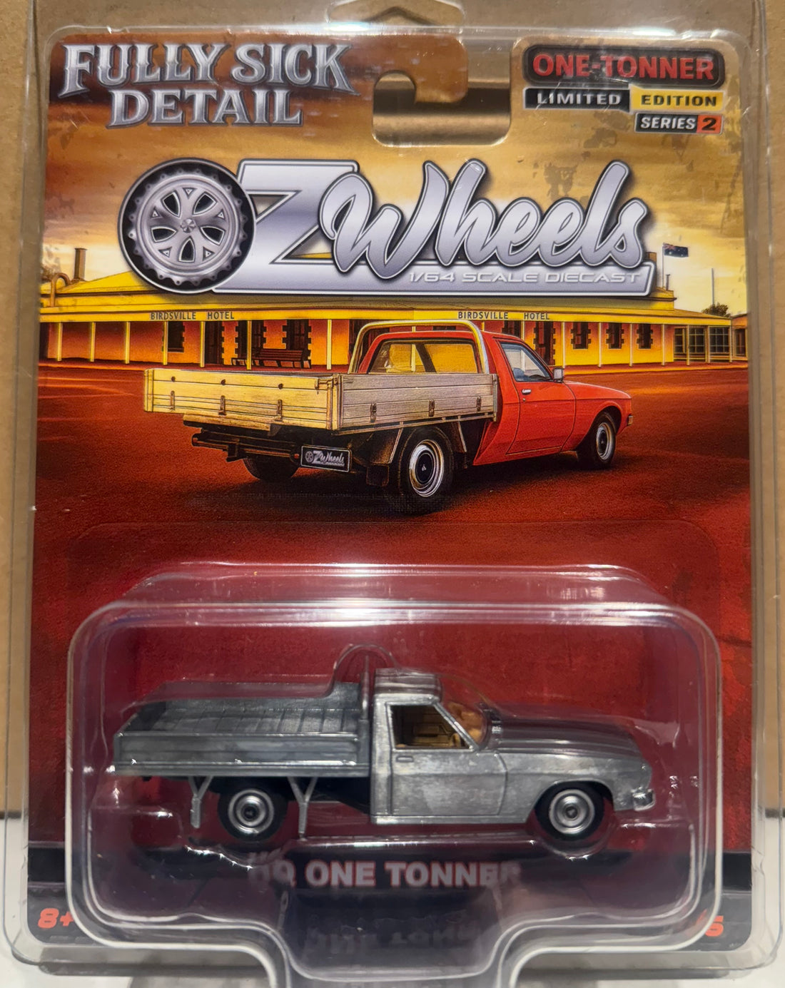 OZ WHEELS - 1972 HQ ONE TONNER - RAW CHASE - FSD SERIES 2 - 1:64 SCALE DIECAST