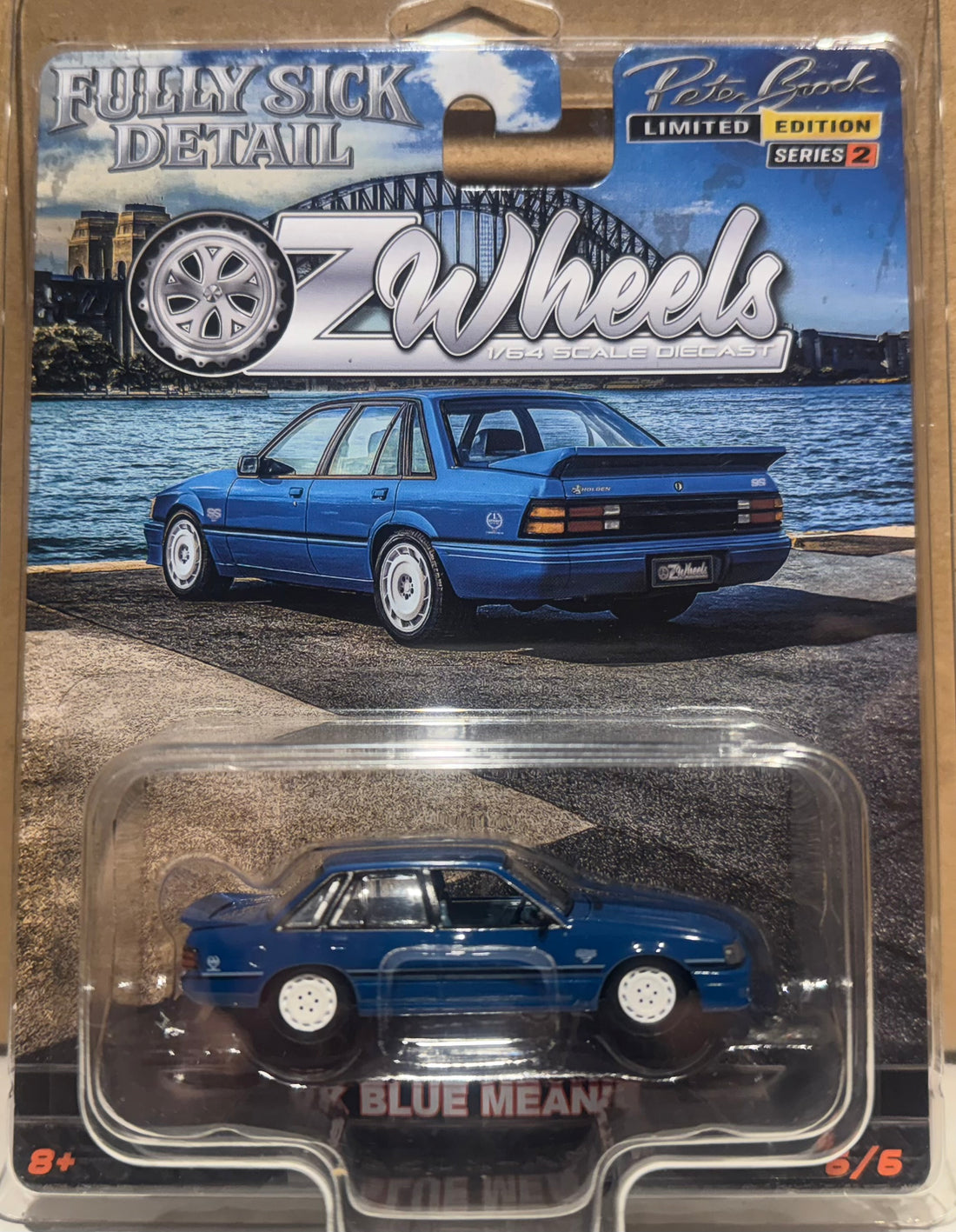 OZ WHEELS - 1985 VK BLUE MEANIE - FSD SERIES 2 - 1:64 SCALE DIECAST