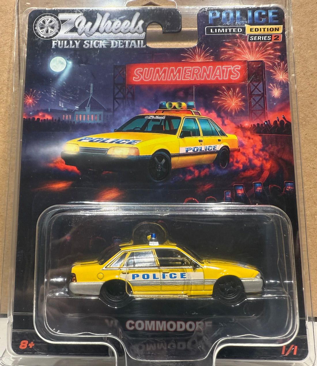 OZ WHEELS - VL BT1 "SCALPE PATROL" POLICE CAR - 1:64 SCALE DIECAST