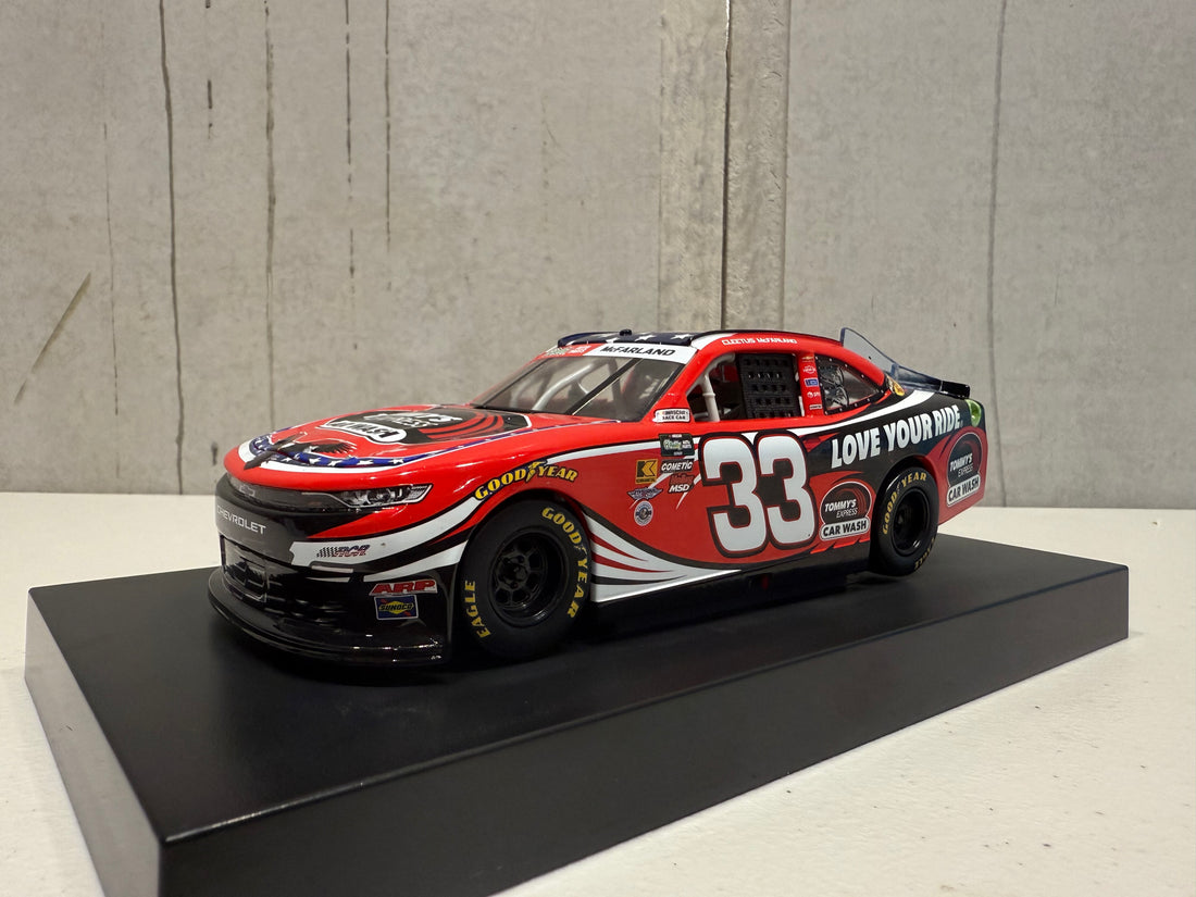 CLEETUS MCFARLAND 2026 TOMMY'S EXPRESS CAR WASH 1:24 SCALE ARC DIECAST