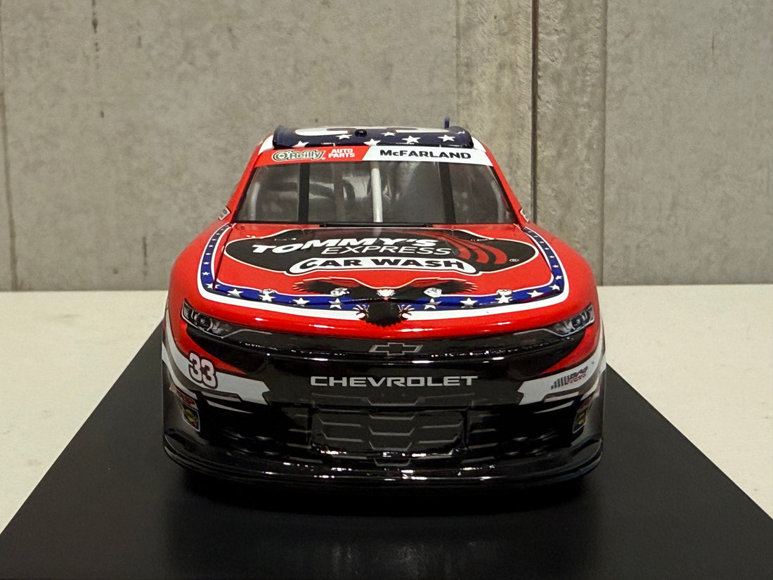 CLEETUS MCFARLAND 2026 TOMMY'S EXPRESS CAR WASH 1:24 SCALE ARC DIECAST