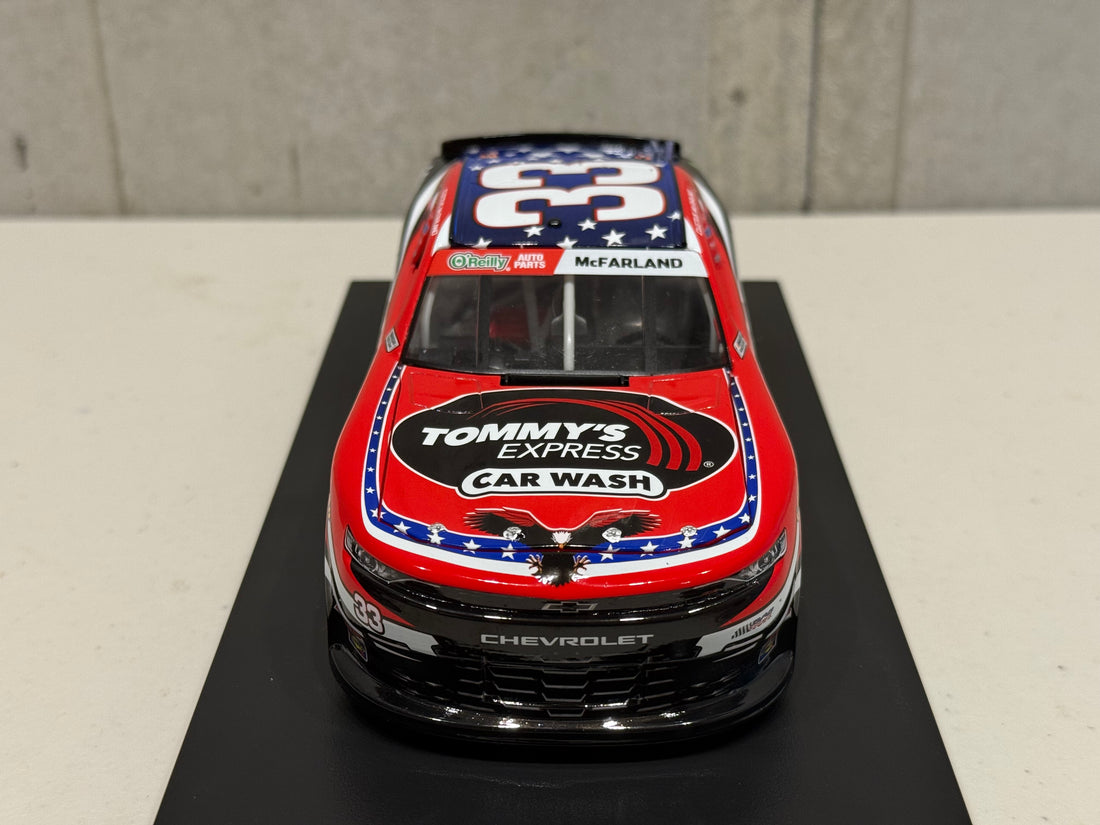 CLEETUS MCFARLAND 2026 TOMMY'S EXPRESS CAR WASH 1:24 SCALE ARC DIECAST