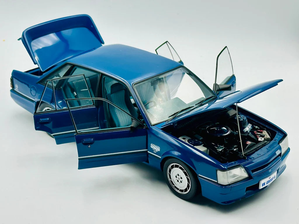 HOLDEN VK COMMODORE SS GROUP A - FORMULA BLUE W/SILVER AERO WHEELS - BIANTE