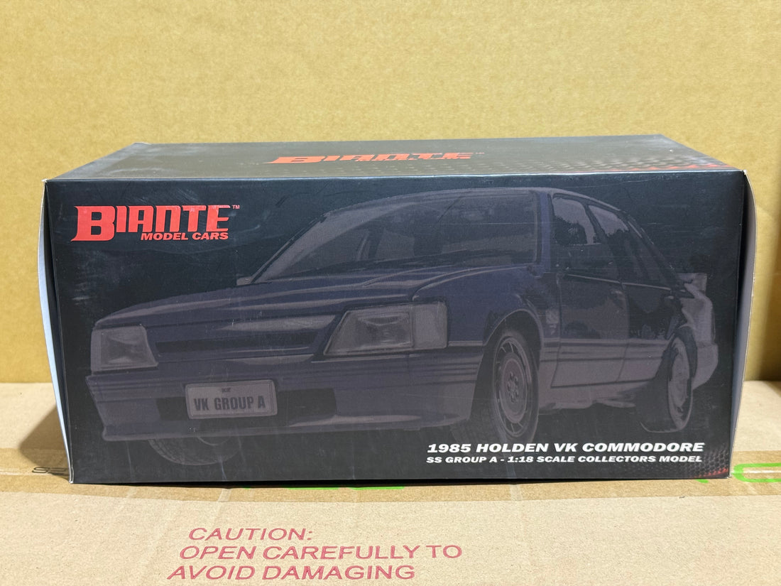 HOLDEN VK COMMODORE SS GROUP A - FORMULA BLUE W/SILVER AERO WHEELS - BIANTE