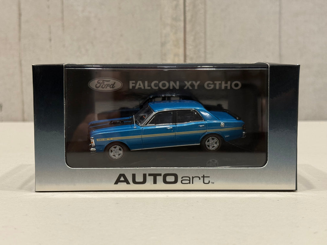 FORD XY GT-HO FALCON PHASE III - ELECTRIC BLUE - 1:43 SCALE DIECAST MODEL - AUTOart
