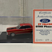 FORD XY GT-HO FALCON PHASE III - TRACK RED - 1:43 SCALE DIECAST MODEL - AUTOart
