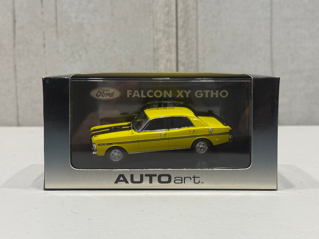 FORD XY GT-HO FALCON PHASE III - YELLOW GLO - 1:43 SCALE DIECAST MODEL - AUTOart