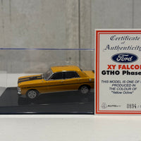 FORD XY GT-HO FALCON PHASE III - YELLOW OCHRE - 1:43 SCALE DIECAST MODEL - AUTOart
