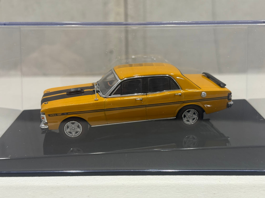 FORD XY GT-HO FALCON PHASE III - YELLOW OCHRE - 1:43 SCALE DIECAST MODEL - AUTOart