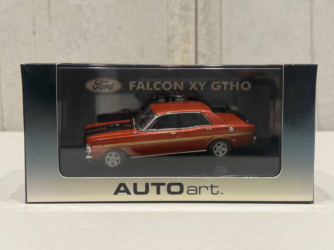 FORD XY GT-HO FALCON PHASE III - BRONZE WINE - 1:43 SCALE DIECAST MODEL - AUTOart