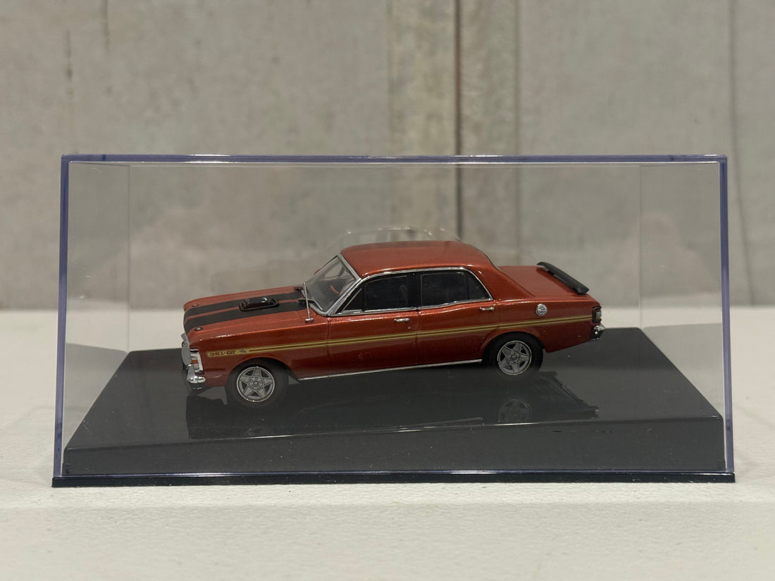 FORD XY GT-HO FALCON PHASE III - BRONZE WINE - 1:43 SCALE DIECAST MODEL - AUTOart