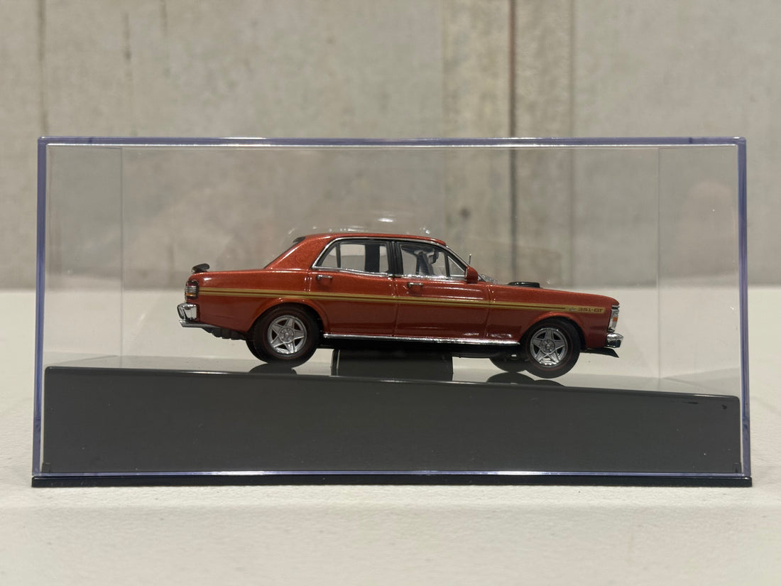 FORD XY GT-HO FALCON PHASE III - BRONZE WINE - 1:43 SCALE DIECAST MODEL - AUTOart