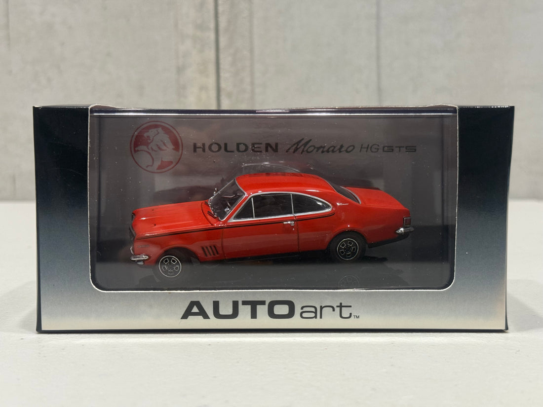 HOLDEN HG MONARO - RALLY RED - 1:43 SCALE DIECAST MODEL - AUTOart