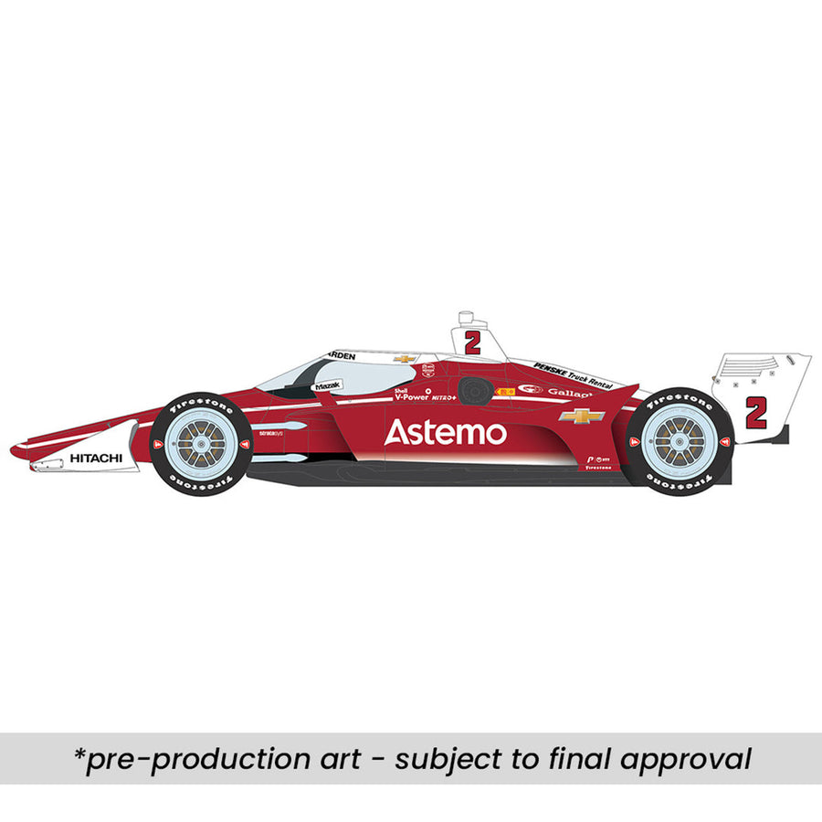 *PRE-ORDER* Team Penske #2 Astemo Dallara Chevrolet IndyCar - 1:18 Scale Diecast Model  -