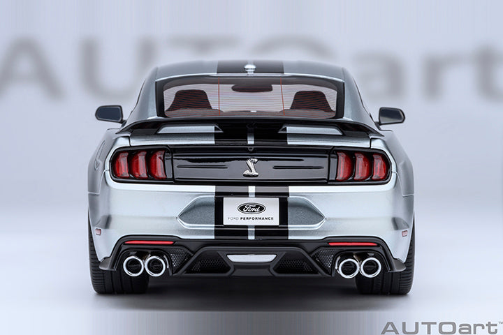 FORD MUSTANG SHELBY GT500 (ICONIC SILVER) - 1:18 SCALE MODEL - AUTOart