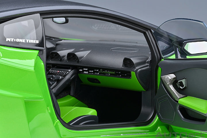 Lamborghini Huracan GT Liberty Walk LB Silhouette - Green - 1:18 Scale Model - AUTOart