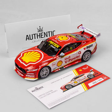 Anton De Pasquale - Shell V-Power Racing Team #11 Ford Mustang GT - 2024 Taupo Super400 Jason Richards Trophy Winner - 1:18 Scale Diecast Model - Authentic Collectables