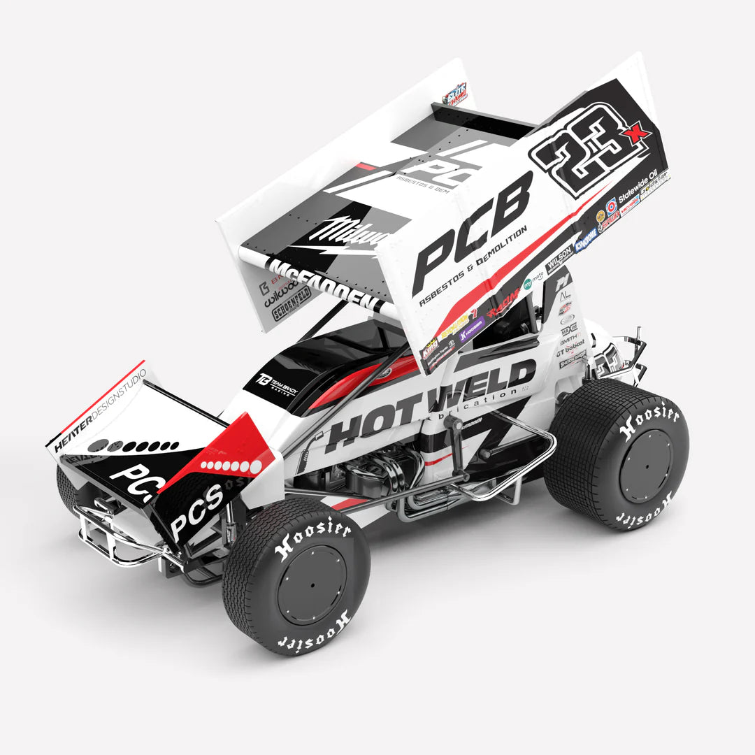 *PRE-ORDER* James McFadden - Team Brady Racing #23X Sprintcar - 2024 H ...