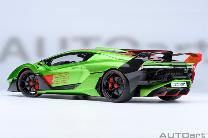 *PRE-ORDER* LAMBORGHINI SC18 ALSTON (VERDE SELVANS / RED ACCENTS) - 1:18 SCALE MODEL
