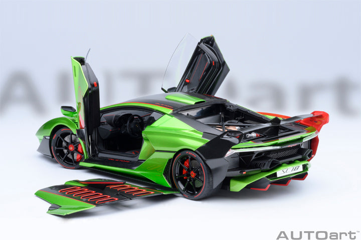 *PRE-ORDER* LAMBORGHINI SC18 ALSTON (VERDE SELVANS / RED ACCENTS) - 1:18 SCALE MODEL