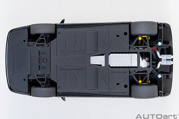 LAMBORGHINI DIABLO GTR (DEEP BLACK) - 1:18 SCALE MODEL - AUTOart