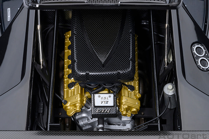 LAMBORGHINI DIABLO GTR (DEEP BLACK) - 1:18 SCALE MODEL - AUTOart