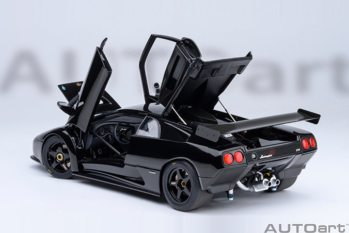 LAMBORGHINI DIABLO GTR (DEEP BLACK) - 1:18 SCALE MODEL - AUTOart