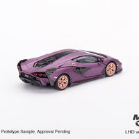 Lamborghini Sián FKP 37 Matte Viola SE30 - HK Exclusive - 1:64 Scale Diecast Model - Mini GT