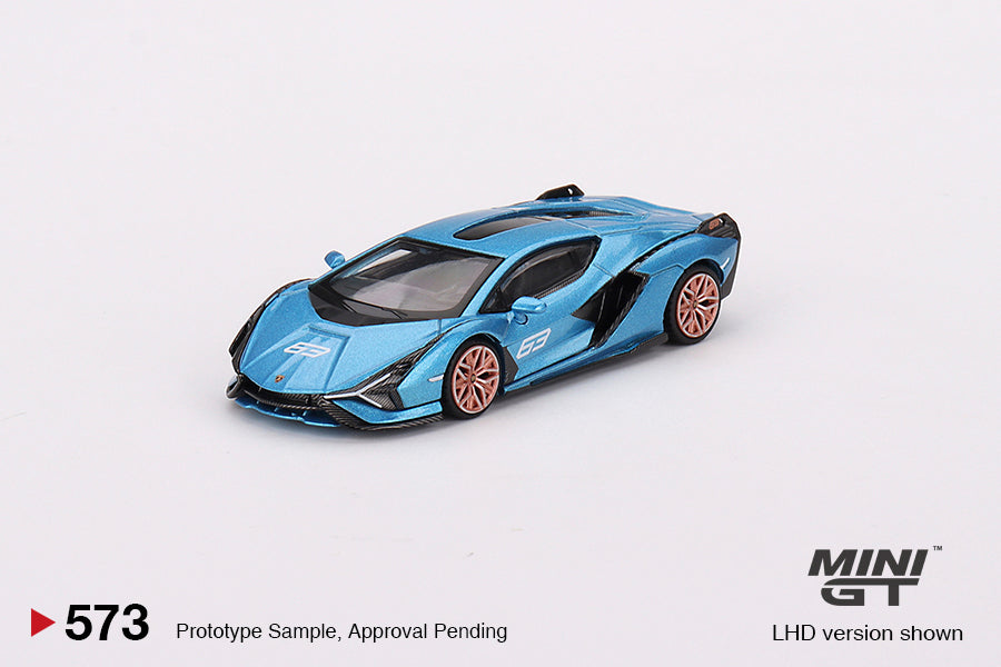 Lamborghini Sián FKP 37 Ble Aegir - 1:64 Scale Diecast Model - Mini GT