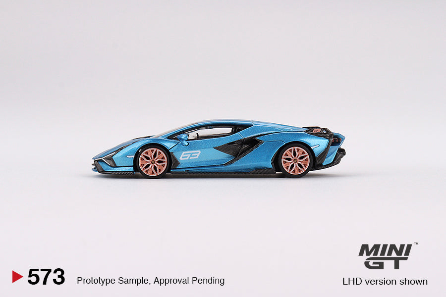 Lamborghini Sián FKP 37 Ble Aegir - 1:64 Scale Diecast Model - Mini GT