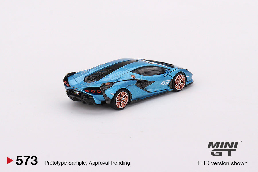 Lamborghini Sián FKP 37 Ble Aegir - 1:64 Scale Diecast Model - Mini GT