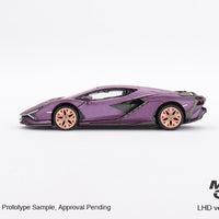 Lamborghini Sián FKP 37 Matte Viola SE30 - HK Exclusive - 1:64 Scale Diecast Model - Mini GT