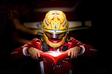 *PRE-ORDER* Lewis Hamilton – Scuderia Ferrari HP Monaco GP 2025 - 1.5 Scale Resin Model Helmet - LOOKSMART