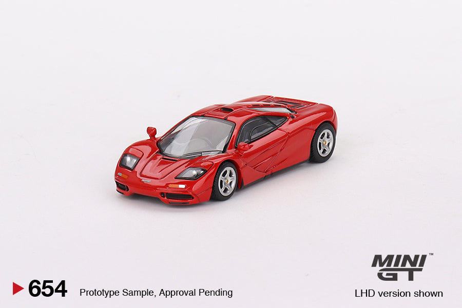 McLaren F1 Red Diecast Model - 1:64 Scale - Mini GT