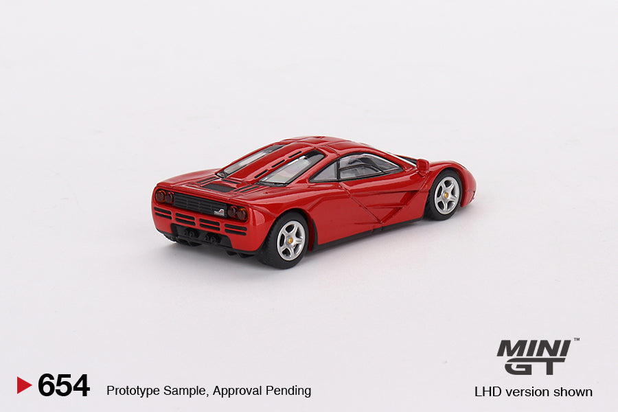 McLaren F1 Red Diecast Model - 1:64 Scale - Mini GT