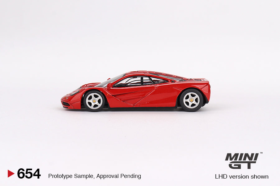 McLaren F1 Red Diecast Model - 1:64 Scale - Mini GT