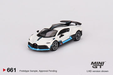 Bugatti Divo White - 1:64 Scale Diecast Model - Mini GT