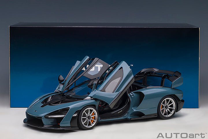 McLAREN SENNA (VISION VICTORY/GREY) - 1:18 Scale Model - AUTOart